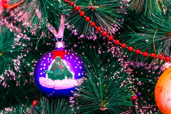 Christmas and new year holiday, Christmas tree decoration