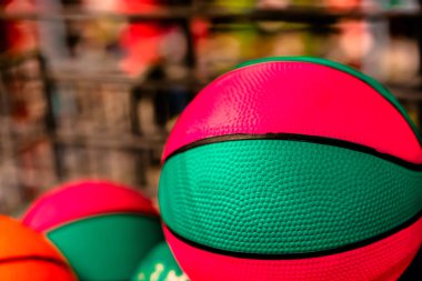 basketbol ve voleybol için renk topları 