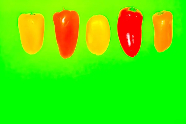 Mini Velikost Sladká Paprika — Stock fotografie