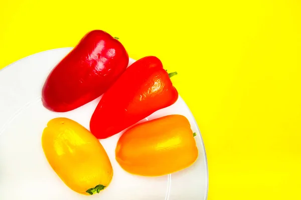 Mini Velikost Sladká Paprika — Stock fotografie