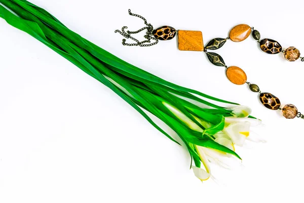 San Valentín Flores Para Damas Joyas — Foto de Stock