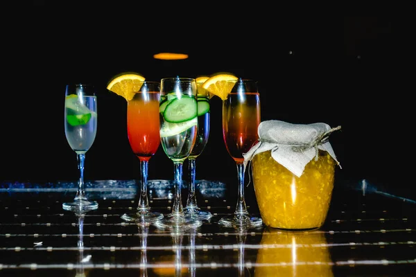 Cocktail Alkoholhaltig Eller Alkoholfri — Stockfoto