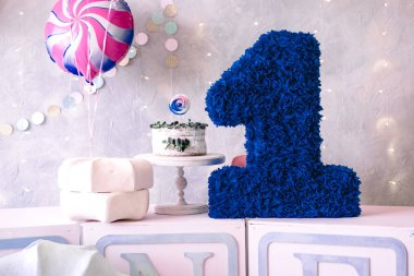 çocuk doğum günü kutlaması için süslemeler 