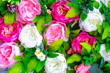 yapay çiçek çiçek duvar 