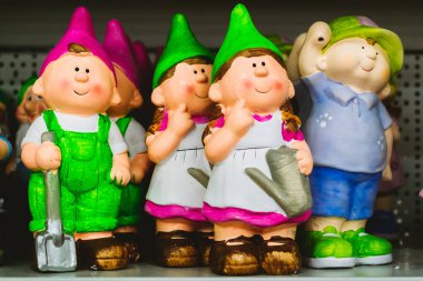 bahçe veya Park peyzaj süslemeleri için küçük rakamlar 