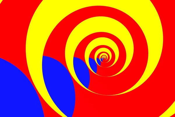 Imagem Abstrata Forma Espiral Tipo Monocêntrico — Fotografia de Stock