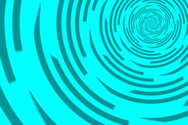 monosentrik tip spiral formsoyut görüntü 