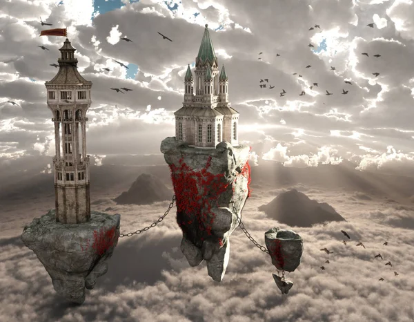 Castles floating in the sky