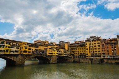 Ponte vecchio Köprüsü. Floransa, İtalya.