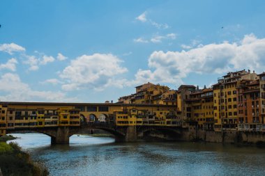 Ponte vecchio Köprüsü. Floransa, İtalya.