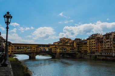 Ponte vecchio Köprüsü. Floransa, İtalya.