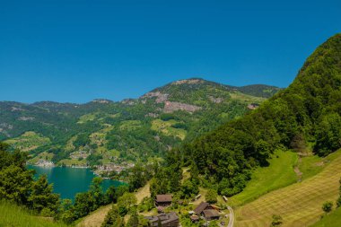 Lucerne Gölü. Gersau. İsviçre