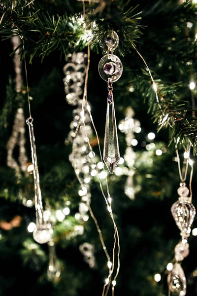 Brinquedo Árvore Natal Vista Baixo — Fotografia de Stock