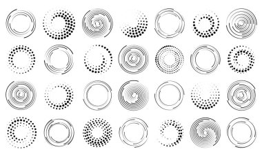 Çember hız çizgileri.