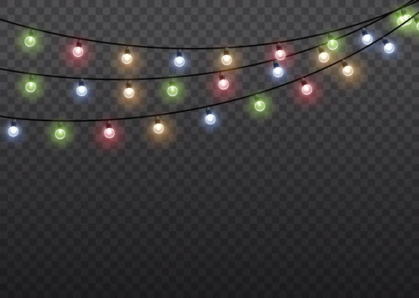 Garlands lampa. — Stock vektor