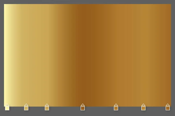 Goldmetallischer Gradient. — Stockvektor