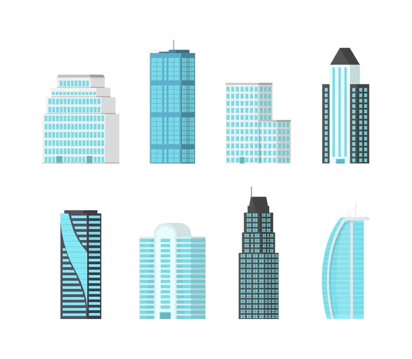 Moderna skyskrapor för städer. — Stock vektor