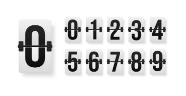 Sayılar mekanik skorbordu.