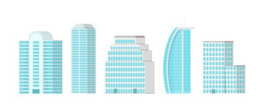 Modern şehir gökdelenleri.