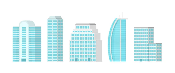Rascacielos urbanos modernos. — Vector de stock