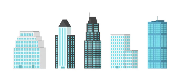 Modernos arranha-céus da cidade. —  Vetores de Stock