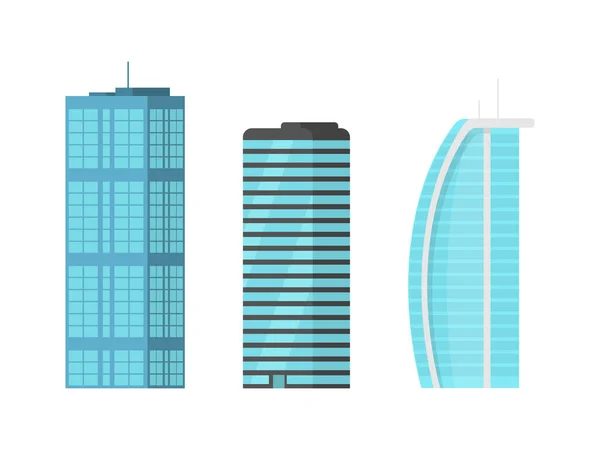 Rascacielos urbanos modernos. — Vector de stock