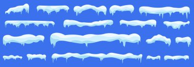 Kar topları ve kar.