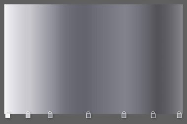 Gümüş metal gradyanı.