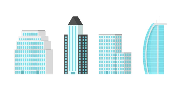 Modernos arranha-céus da cidade. — Vetor de Stock