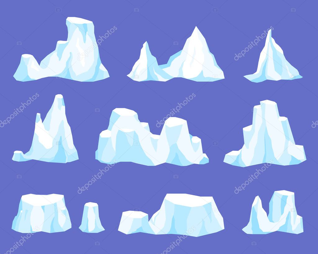 Ice mountain iceberg.