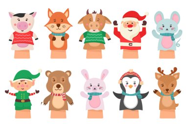 Çizgi film kuklaları.. 