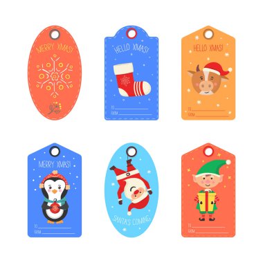 Noel etiketi şirin.