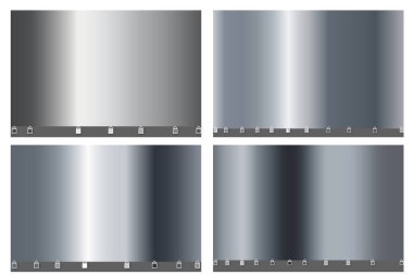 Gümüş metal gradyanı.