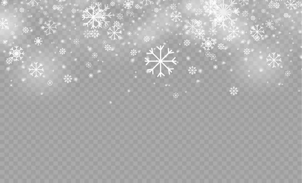Natale neve che cade. — Vettoriale Stock