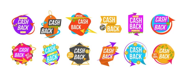 Set cash back. — Stock Vector