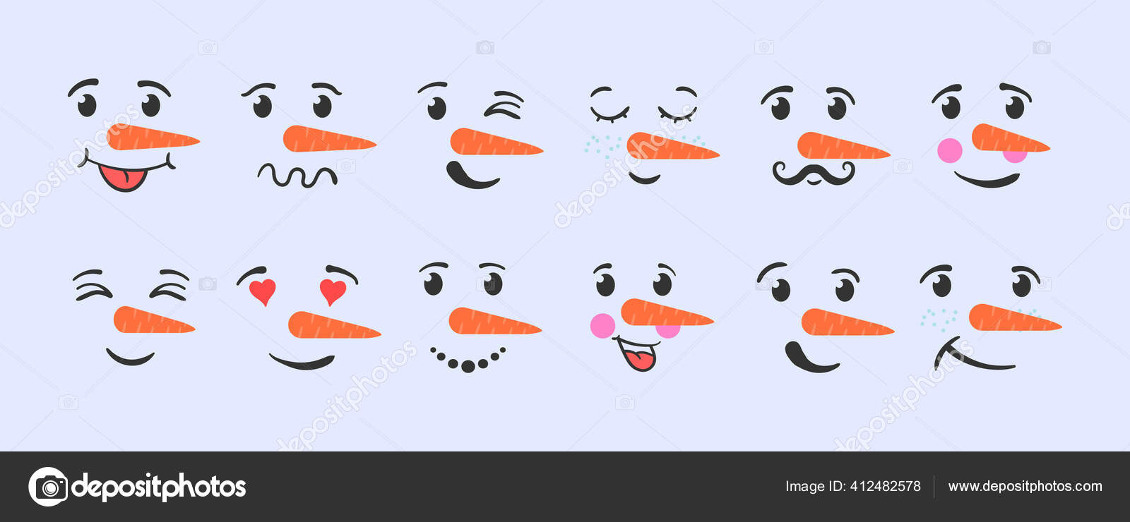 ᐈ Snowman Faces Stock Images Royalty Free Snowman Faces Templates Pictures Download On Depositphotos