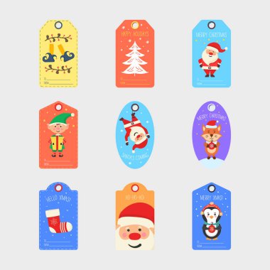 Noel etiketi şirin.