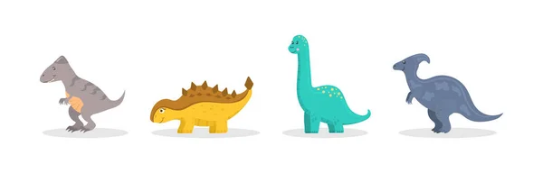Динозаври диких тварин . — стоковий вектор