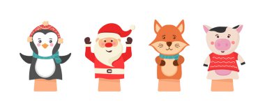 Çizgi film kuklaları.. 