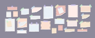 Kağıt notlar etiketi.