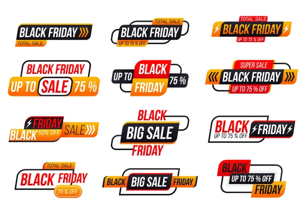 Black Friday Tag. — Stockvektor