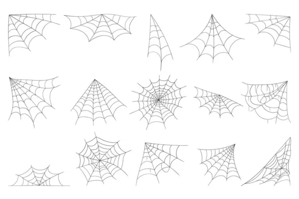 Cobweb, spider web. — Stock Vector