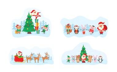 Sevimli Noel karakteri.