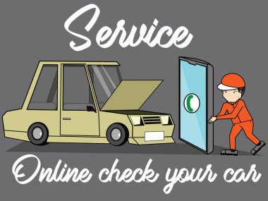 zeki tphones arabanın sorunu çözmek için Web sitesinde tamirci aramadan.