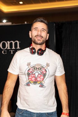 Manuel Ferrara, 24 Ocak 2019 'da Las Vegas, Nevada' daki Hard Rock Otel ve Kumarhanesinde 2019 AVN Yetişkin Eğlence Fuarı 'na katıldı.