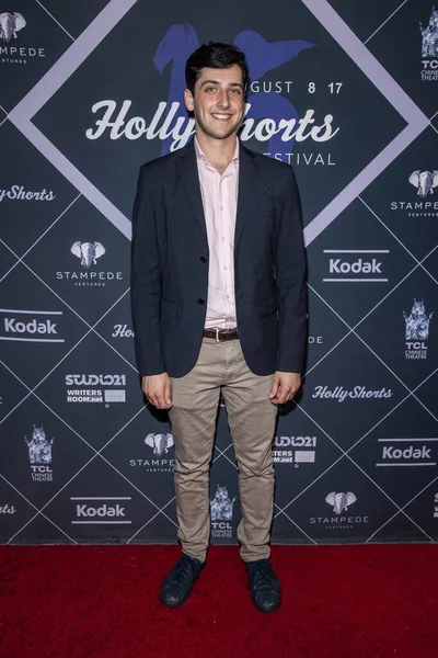 Jordan Pollak, 17 Ağustos 2019 'da Harmony Gold Tiyatrosu' nda 15. HollyShorts Film Festivali Kapanış Gecesi 'ne katıldı.