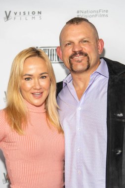 Heidi Liddell, Chuck Liddell 16 Ocak 2020 'de The Landmark Theater, Los Angeles, CA' da 