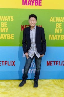 Jackson Geach, 22 Mayıs 2019 'da Regency Village Theatre, Los Angeles' ta Netflix 'in 