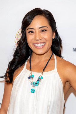 Nikki Tuazon 13 Temmuz 2019 'da Reald, Beverly Hills, CA' da Los Angeles Premiere 'e katıldı.