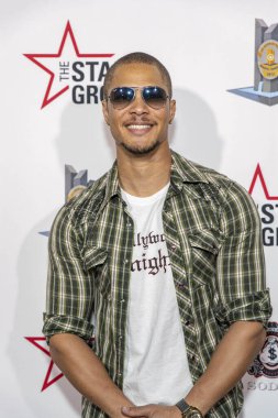 Najee De-Tiege, 10 Kasım 2018 'de AVALON Hollywood, Los Angeles, Kaliforniya' da Kahramanlar Poker Turnuvası ve Kumarhane Gecesi için 2018 LAPMF Kahramanlarına katıldı.